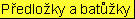 Batohy a p�edlo�ky